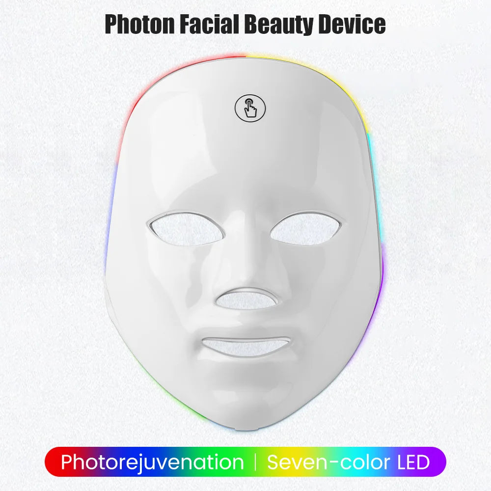 Maschera LED Viso 7 Colori