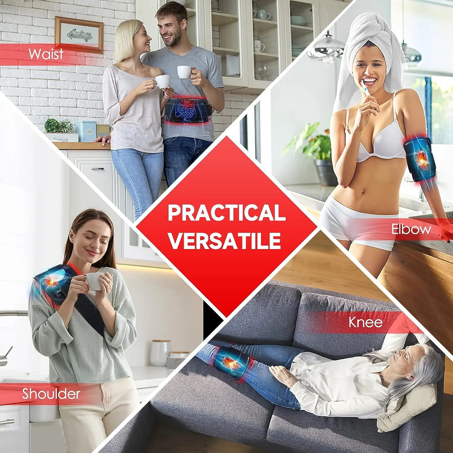 Cintura Professionale a Luce Rossa & Infrarossi - Mariossa Pelle