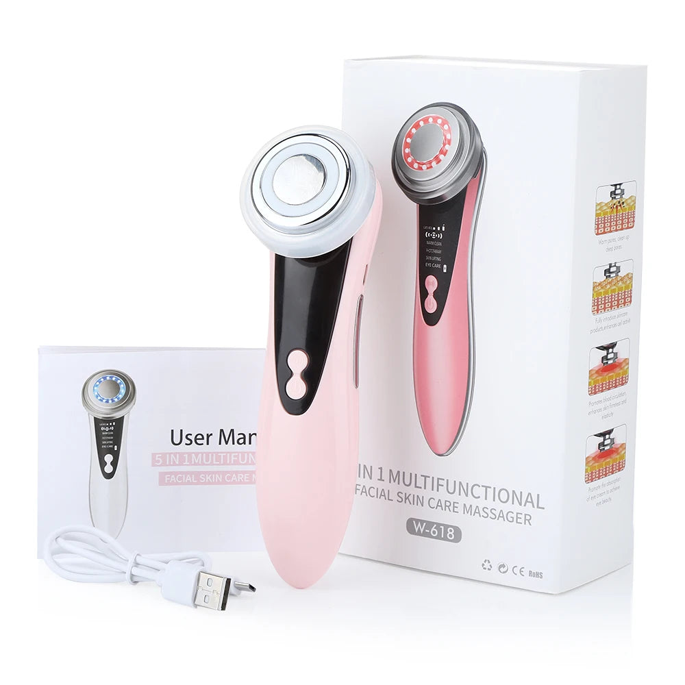 Massaggiatore Viso Elettrico 5 in 1