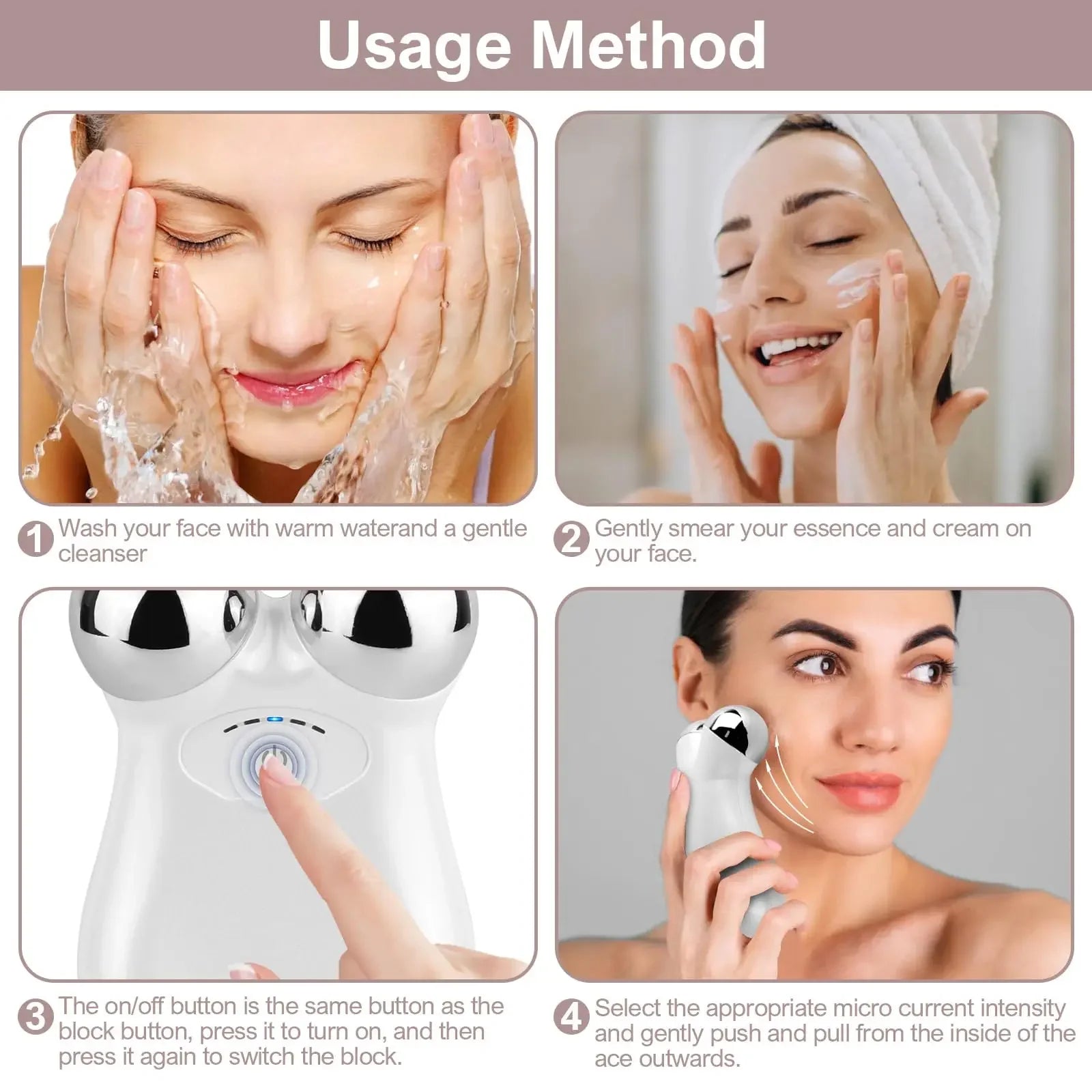 Dispositivo Lifting Viso a Microcorrente - Mariossa Pelle