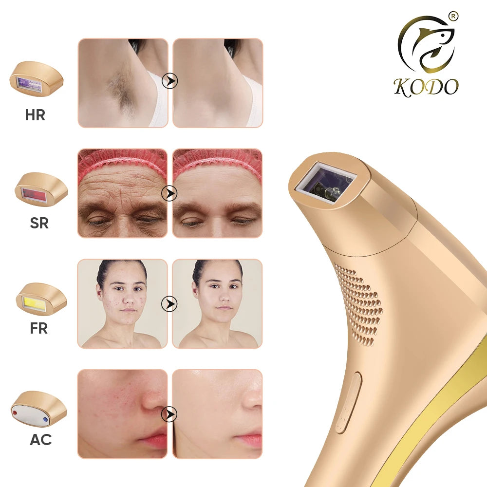 Epilatore Laser IPL 4 in 1 Viso & Corpo
